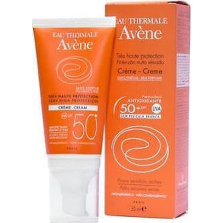 Eau Thermale Avène Дуже високий захист від сонця Водостійкий крем для обличчя SPF50 50мл: ціни та характеристики