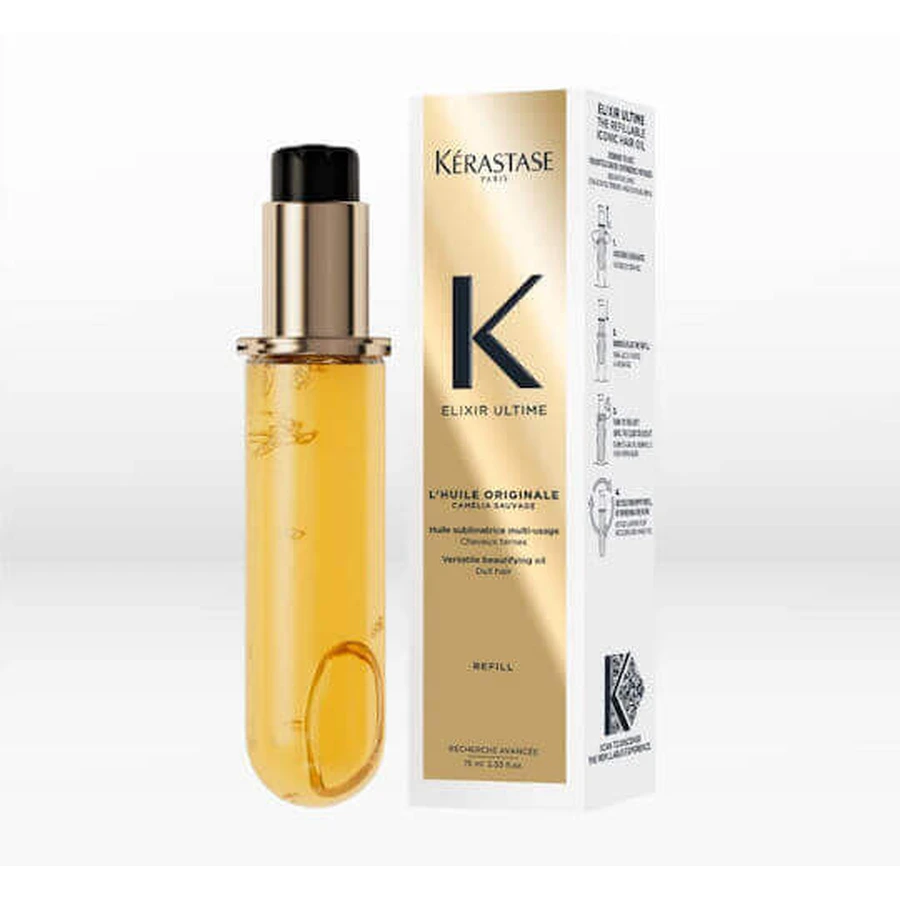Арганова олія для волосся Kérastase Elixir Ultime L'huile Originale проти посічених кінчиків 75 мл: ціни та характеристики