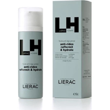 Lierac Homme Мужской увлажняющий, антивозрастной и тонизирующий крем для лица с гиалуроновой кислотой 50 мл: цены и характеристики