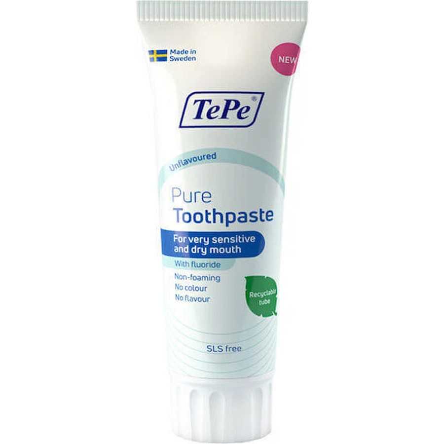 TePe Pure Зубна паста для чутливих зубів 75мл: ціни та характеристики