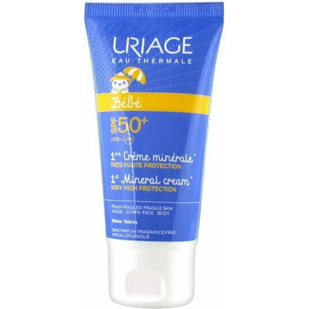 Uriage Водостойкий детский солнцезащитный крем-эмульсия SPF50 50 мл: цены и характеристики