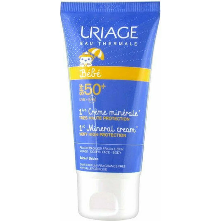 Uriage Водостойкий детский солнцезащитный крем-эмульсия SPF50 50 мл: цены и характеристики