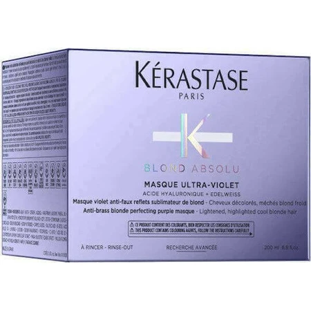 Ультрафіолетова маска для волосся Kérastase Blond Absolu Blond, що зберігає ультрафіолетовий колір, 500 мл: ціни та характеристики
