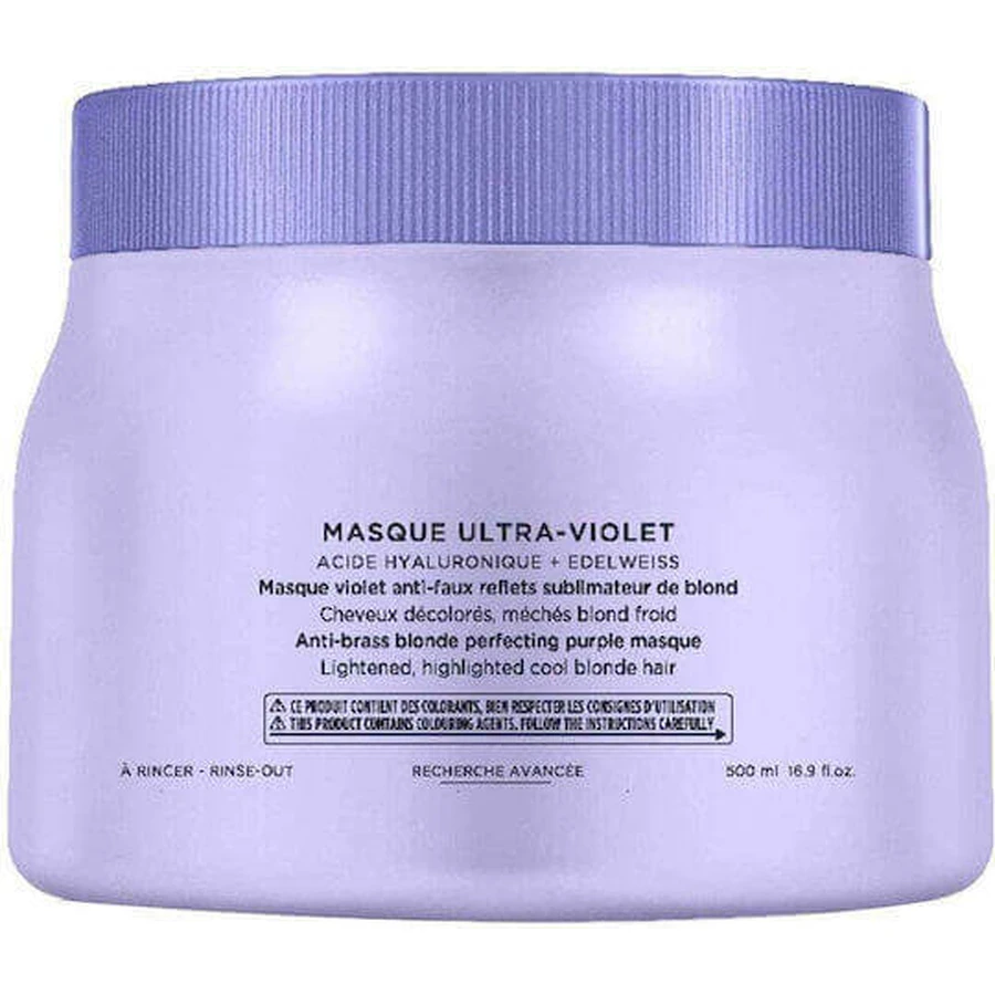 Ультрафіолетова маска для волосся Kérastase Blond Absolu Blond, що зберігає ультрафіолетовий колір, 500 мл: ціни та характеристики