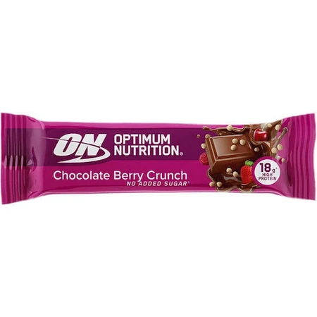 Optimum Nutrition Protein Bar Протеиновый батончик с 18 гр. белка и вкусом шоколадно-ягодного хруста 55 гр.: цены и характеристики