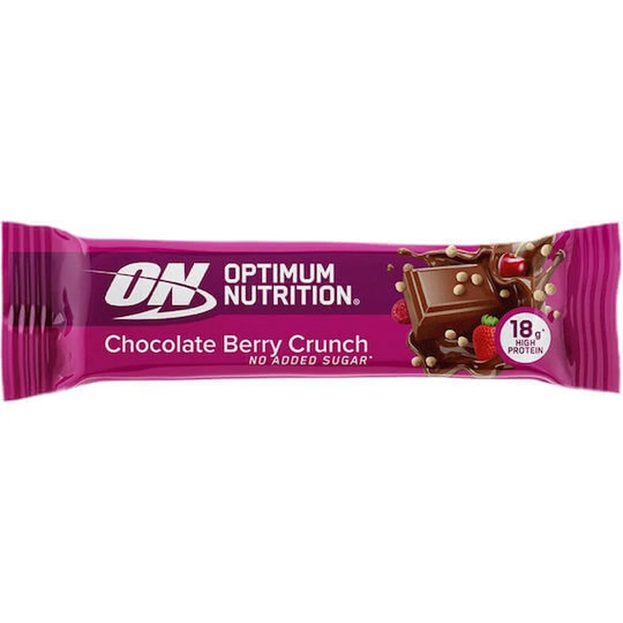 Optimum Nutrition Protein Bar Протеиновый батончик с 18 гр. белка и вкусом шоколадно-ягодного хруста 55 гр.: цены и характеристики