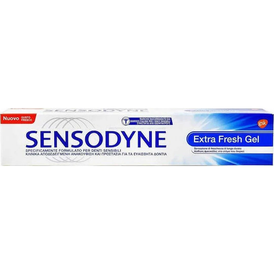 Зубна паста Sensodyne Extra Fresh для чутливих зубів 75мл: ціни та характеристики