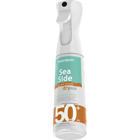 Frezyderm Sea Side Dry Mist Міст для обличчя та тіла водонепроникний з сонцезахисним фактором SPF50 300 мл: ціни та характеристики