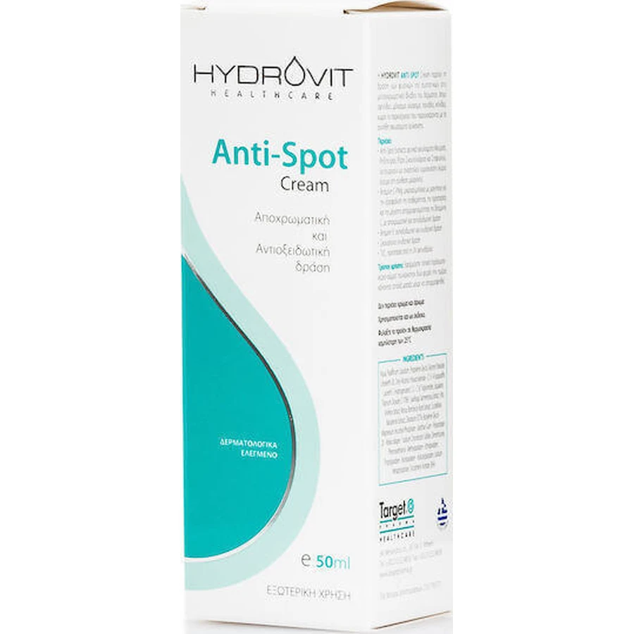 Target Pharma Hydrovit Anti-Spot 24h Крем для обличчя проти пігментних плям, недосконалостей та пігментних плям з вітаміном С 50 мл: ціни та характеристики