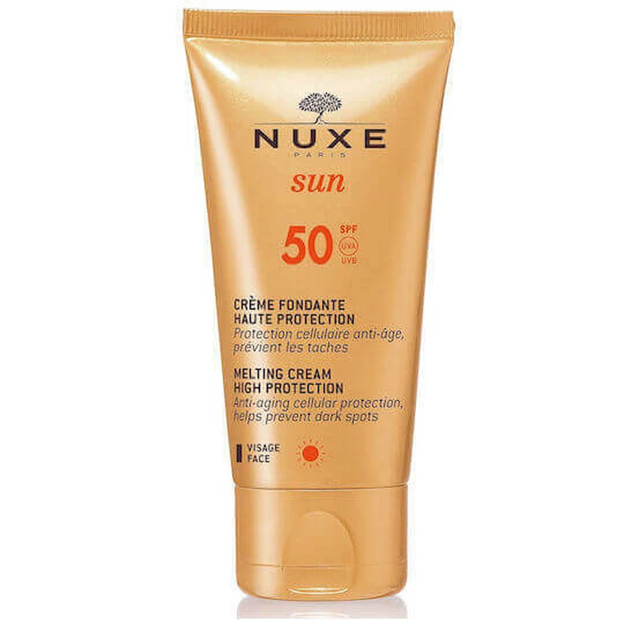 Сонцезахисний крем для обличчя Nuxe Sun Melting SPF50 50 мл: ціни та характеристики