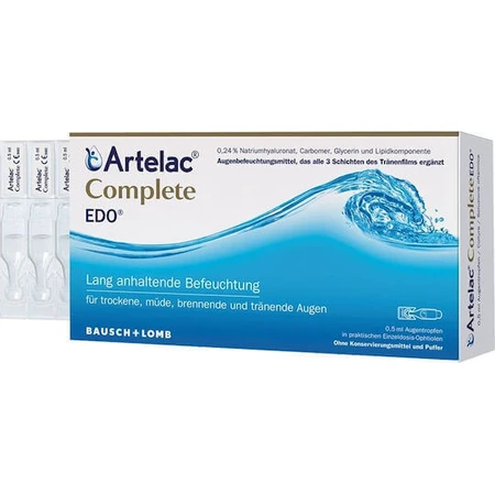 Bausch & Lomb Artelac Complete Dry Eye Eye Drops 30x0.5ml: цены и характеристики
