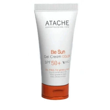 Сонцезахисний гель для обличчя Atache Be Sun SPF50 з пігментом 50 мл: ціни та характеристики