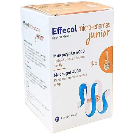 Epsilon Health Micro-Enemas Junior Drops Macrogol 4000 4 x 6gr: цены и характеристики
