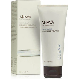 Ahava Time To Clear Грязьовий відлущуючий скраб для обличчя Ahava Time To Clear Грязьовий відлущуючий скраб для обличчя 100мл