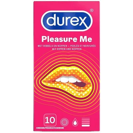 Дюрекс презерватив Pleasure Me ребристий 10шт: ціни та характеристики