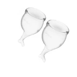 Набор менструальных чашек Satisfyer Clear 15 мл и 20 мл Clear