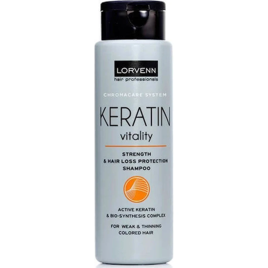Lorvenn Keratin Vitality Шампунь от выпадения волос для всех типов волос 100 мл: цены и характеристики