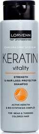 Lorvenn Keratin Vitality Шампунь от выпадения волос для всех типов волос 100 мл