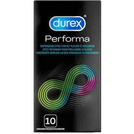 Пресерванти Durex Prezervatives Performa з ефектом затримки 12шт: ціни та характеристики