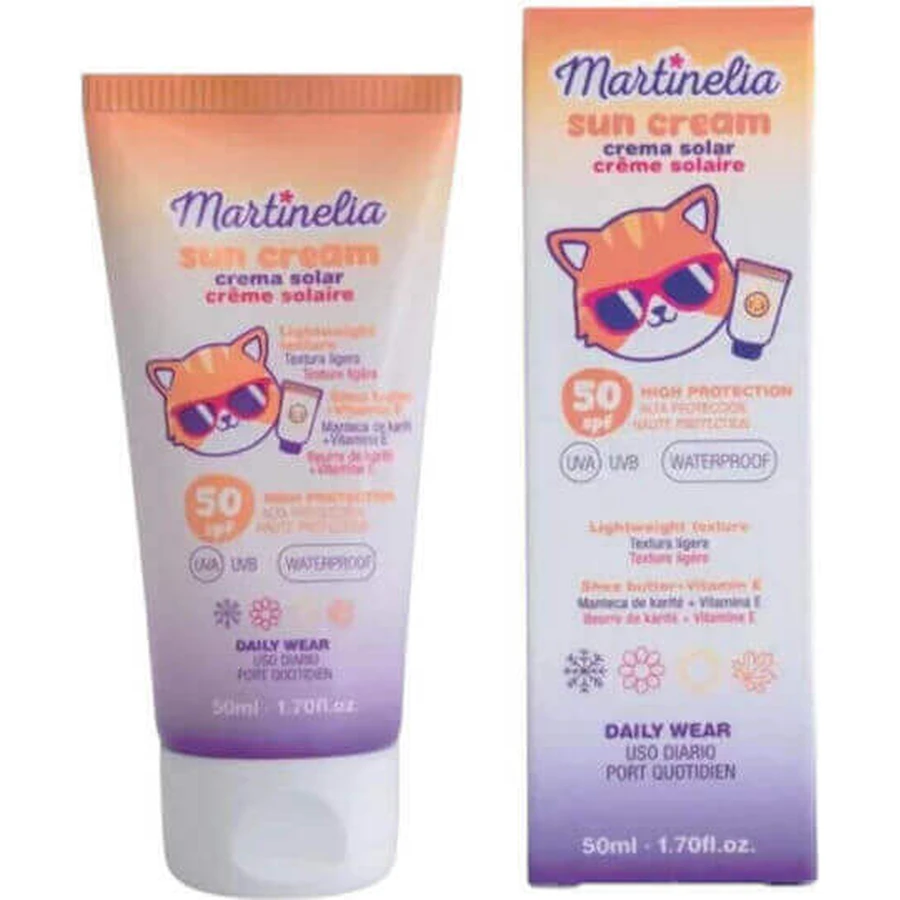 Martinelia Daily Wear Waterproof Kids Sun Cream Emulsion SPF50 50ml 90350: цены и характеристики