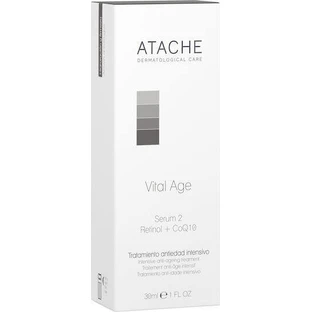 Atache Vital Age 2 CoQ10 Зволожуюча та омолоджуюча сироватка для обличчя з ретинолом для тонізації та відбілювання 30 мл