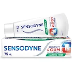 Зубна паста Sensodyne Sensitivity & Gum для чутливих зубів та ясен з м'ятою і гінгівітом 75мл: ціни та характеристики