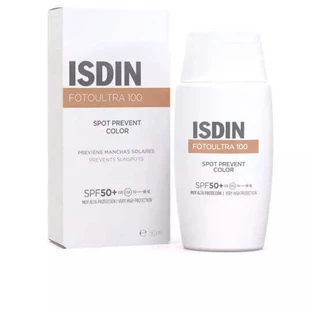 Водостійкий сонцезахисний крем для обличчя Isdin Foto Ultra 100 SPF50+ з пігментом 50 мл