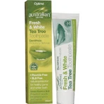 Optima Naturals Australian Tea-tree Fresh & White Зубная паста без фтора против зубного налета и кариеса 100 мл: цены и характеристики