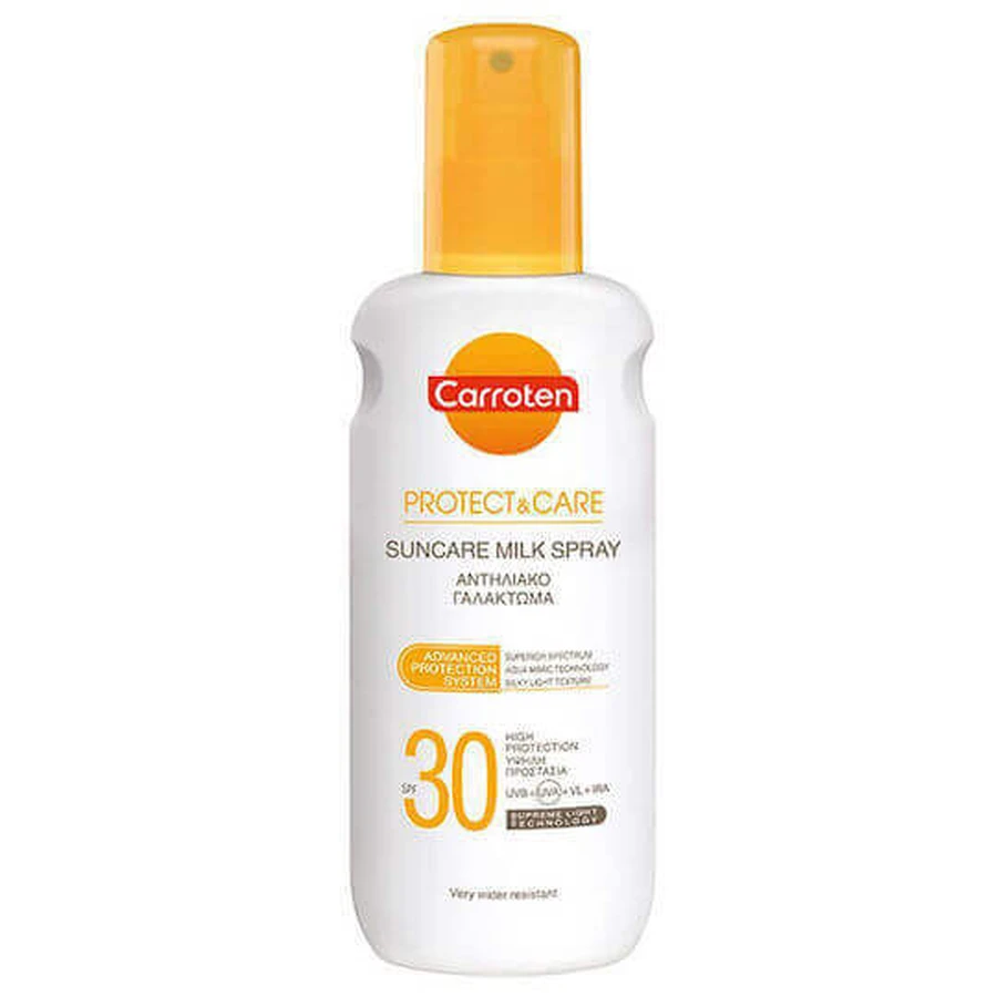 Carroten Protect & Care Водостойкий солнцезащитный лосьон для тела SPF30 200 мл: цены и характеристики