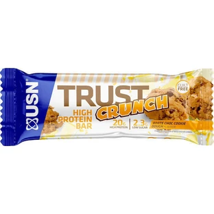 Батончик USN Trust Crunch с 20 г протеина и вкусом печенья из теста с белым шоколадом 60 г