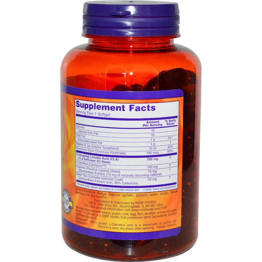 Now Foods CLA Extreme 750 мг с ароматизатором без вкуса 90 софтгелей: цены и характеристики