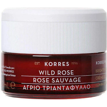 Korres Wild Rose 24h Зволожуючий та регулюючий денний крем для обличчя з гіалуроновою кислотою та вітаміном С 40мл: ціни та характеристики