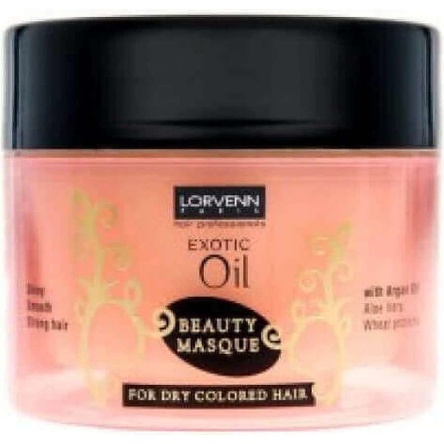 Маска для волосся Lorvenn Exotic Oil Beauty, що зберігає колір 200 мл: ціни та характеристики