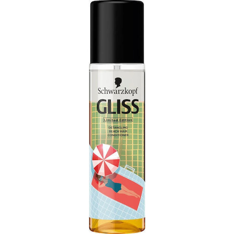 Schwarzkopf Gliss Gliss Detangling Beach Hair Leave In Conditioner Реконструкция/питание для поврежденных волос 200 мл: цены и характеристики