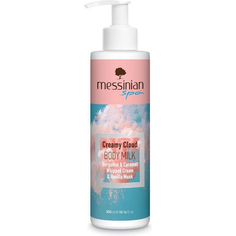 Зволожуючий крем для тіла Messinian Spa Creamy Cloud з ароматом алое вера та ванілі 300 мл: ціни та характеристики