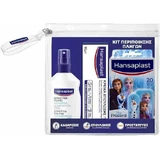 Hansaplast Promo Замороженный очищающий спрей для ран 1 унция + крем для заживления ран 50 г + замороженный пластырь 20 шт.