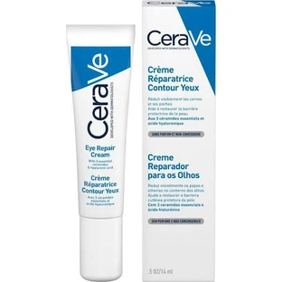 CeraVe Eye Repair Зволожуючий крем для шкіри навколо очей з гіалуроновою кислотою 14 мл