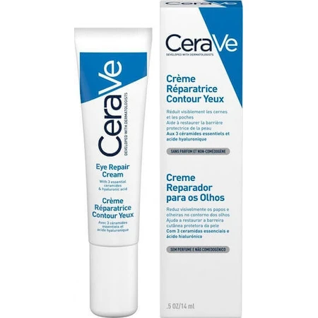 CeraVe Eye Repair Зволожуючий крем для шкіри навколо очей з гіалуроновою кислотою 14 мл: ціни та характеристики
