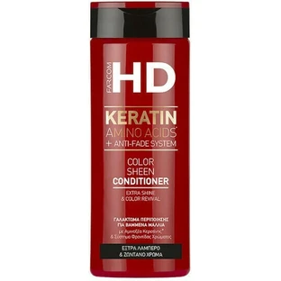 Farcom HD Keratin Keratin Amino Acids & Anti-Fade System Реконструкція/живильний кондиціонер для фарбованого волосся 330 мл