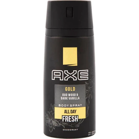Дезодорант-спрей Axe Gold Золоте дерево удового дерева і темна ваніль 24 години дезодорант 150 мл: ціни та характеристики