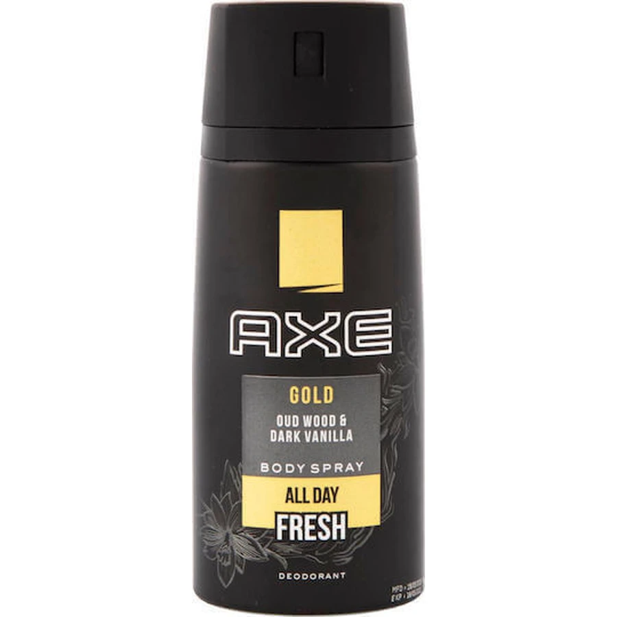 Дезодорант-спрей Axe Gold Золоте дерево удового дерева і темна ваніль 24 години дезодорант 150 мл: ціни та характеристики