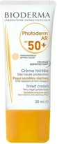 Водостійкий сонцезахисний крем для обличчя Bioderma Photoderm AR SPF50+ з натуральним пігментним відтінком 30 мл