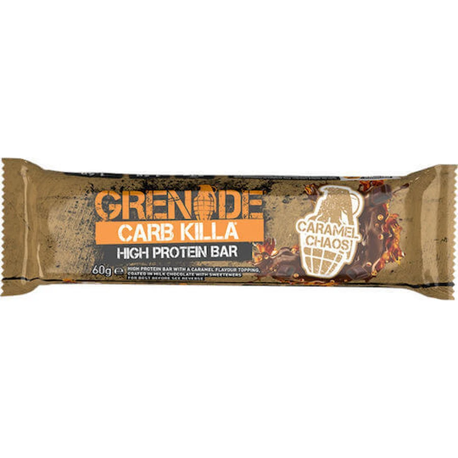 Батончик Grenade Carb Killa High Bar с 21 гр. протеина и карамелью Chaos Chaos Caramel Flavour 60 гр.: цены и характеристики