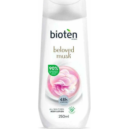 Зволожуючий лосьйон для тіла Bioten Beloved Musk з ароматом білого мускусу для сухої/дуже сухої та чутливої шкіри 250 мл: ціни та характеристики