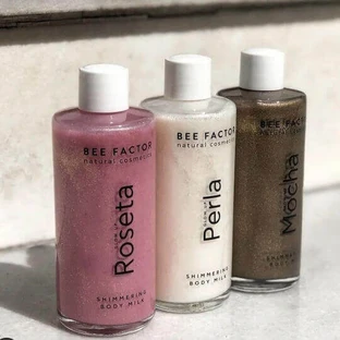 Bee Factor Glow Up Pearl Увлажняющий лосьон для тела с ароматом алоэ вера и гардении 100 мл