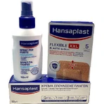 Hansaplast Набор для ухода за ранами Спрей для ран 100 мл, водонепроницаемые эластичные прокладки 20 шт. и заживляющий крем 50 гр для заживления: цены и характеристики