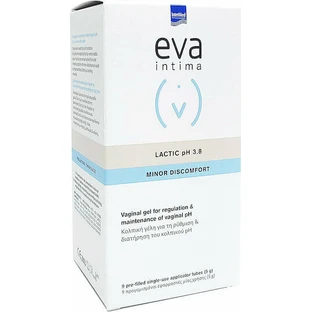 InterMed Eva Intima Minor Intima Minor Дискомфорт молочний pH 3.8 Гель 45мл 9 унцій