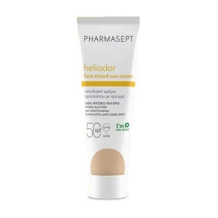 Фармасепт Геліодор Геліодор Крем для обличчя проти сонця SPF50 з пігментом 50мл: ціни та характеристики