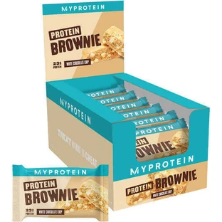 Myprotein Protein Brownie Bars с 23 гр. белка и вкусом белого шоколада 12x75 гр.