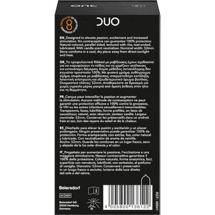 Duo Пресервант ребристий ребристий 12шт